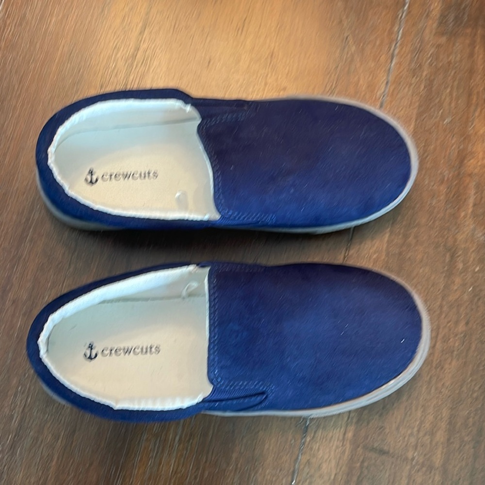 NWOT J.Crew Factory Boys Slip On Sneakers -  Size 1 - Picture 3 of 11